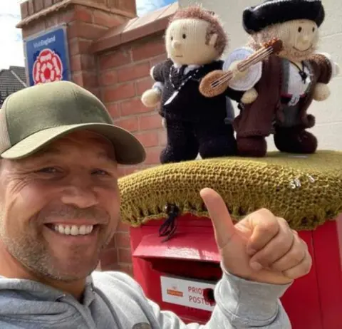 Graham Family Stephen Graham and a postbox topper dedicated to him