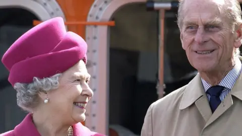 Getty Images The Queen and Prince Philip