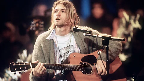 Kurt Cobain on MTV Unplugged (Frank Micelotta/Getty)