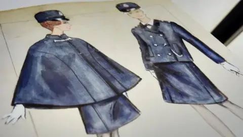 Met Police Norman Hartnell sketches