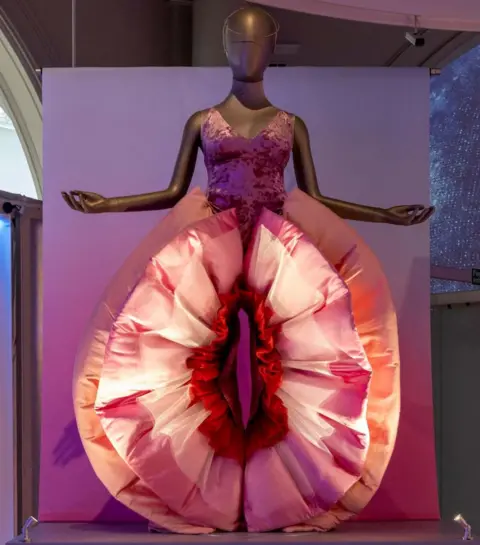 V&A Janelle Monae Vulva dress