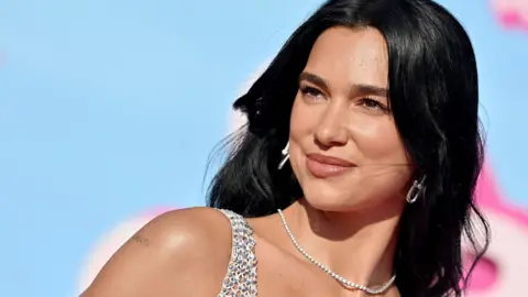 Getty Images Dua Lipa at the Barbie premiere