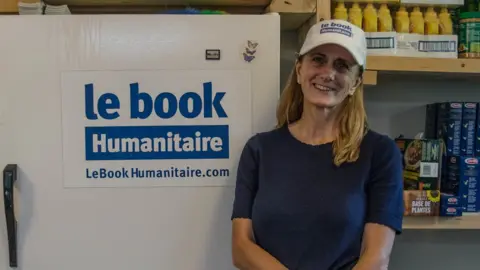 AFP Rachel Lapierre in Le Book Humanitaire’s office
